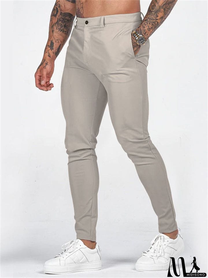 MidiSono - Men's Spring Casual Slim Fit Skinny Pants