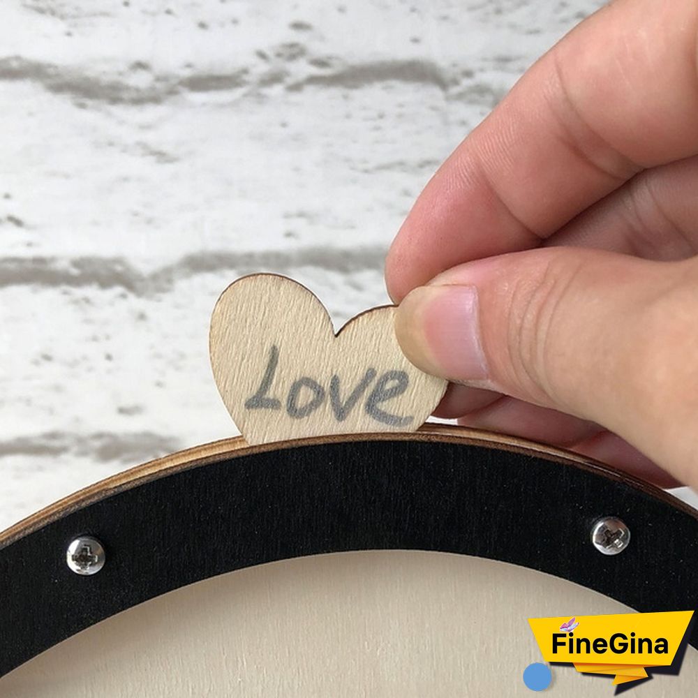 Wood Hearts Wedding Guest Book Alternative, Heart Drop Guest Book Rustic Wooden Love Heart Wedding Table Scatter Decoration Crafts, for 65 Hearts Wedding