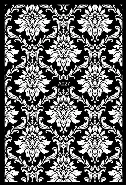 DIY White Flower Nail Stickers Decoration Manicure Foil 3D Nail Art Decorations Stickers Design Adhesive Lace Nail Decals Slider