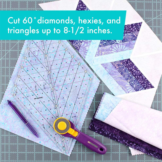 60 Degree Diamond Mini Ruler