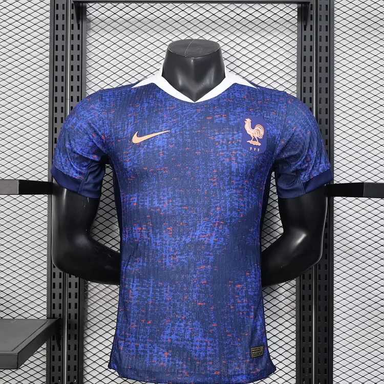 2025 France Home Shirt - Player Edition