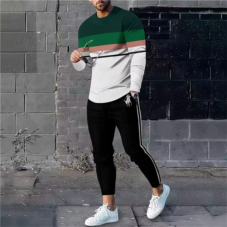 Retro Luxury Casual Round Neck Long Sleeved Sweatshirt