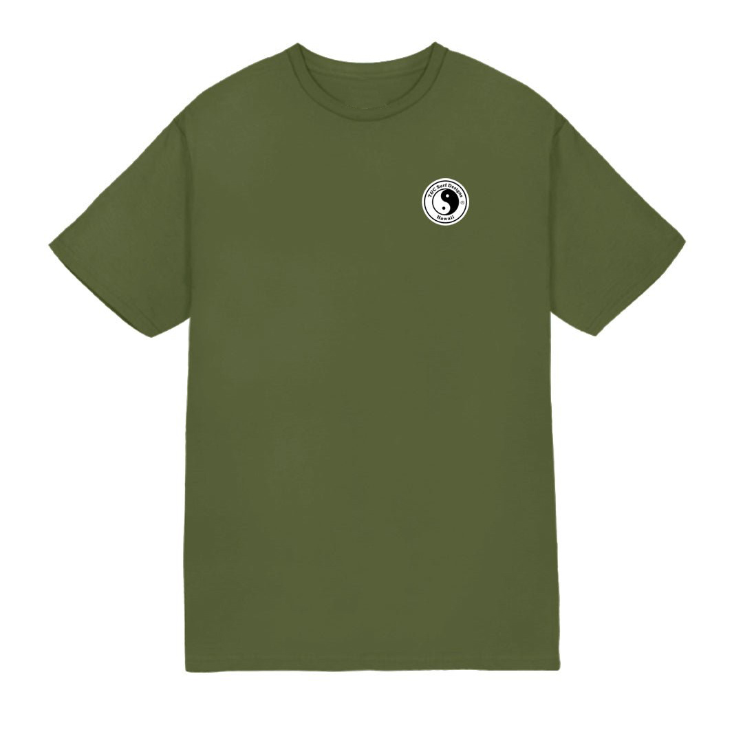 Men's T-Shirt Surf Hawaii Print Beach Daily Round Neck Short Sleeve Tops