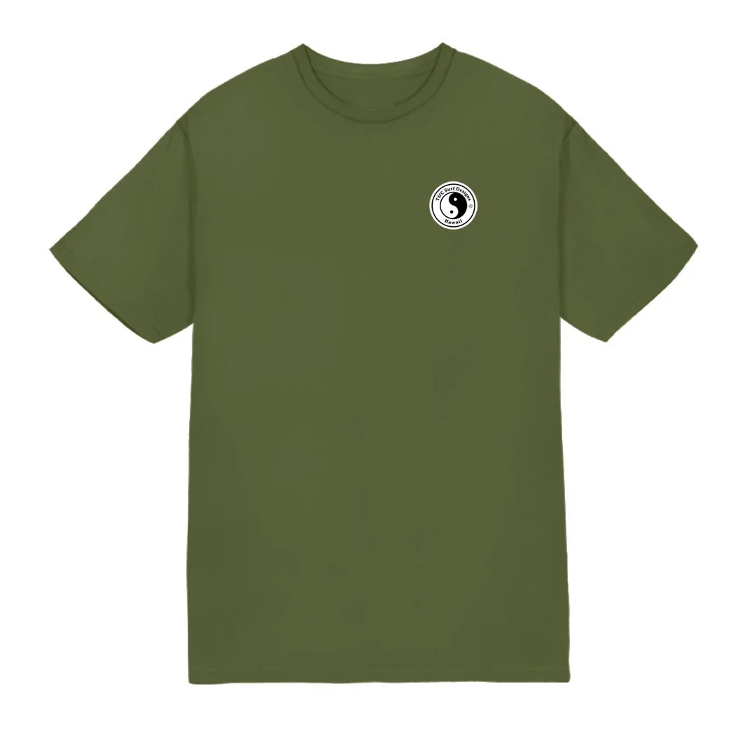 Men's T-Shirt Surf Hawaii Print Beach Daily Round Neck Short Sleeve Tops