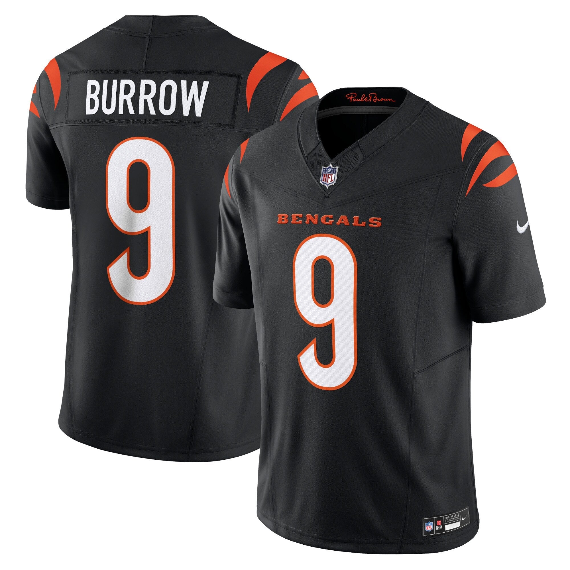 Joe Burrow Cincinnati Bengals Nike Vapor F.U.S.E. Limited Jersey - Black mysite