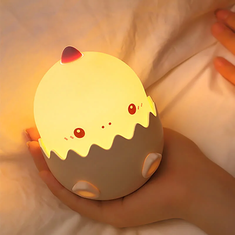 Dinosaur Egg Tap Tap LED Night Lamp