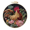 4 Set Rooster Series- Embroidery Kits
