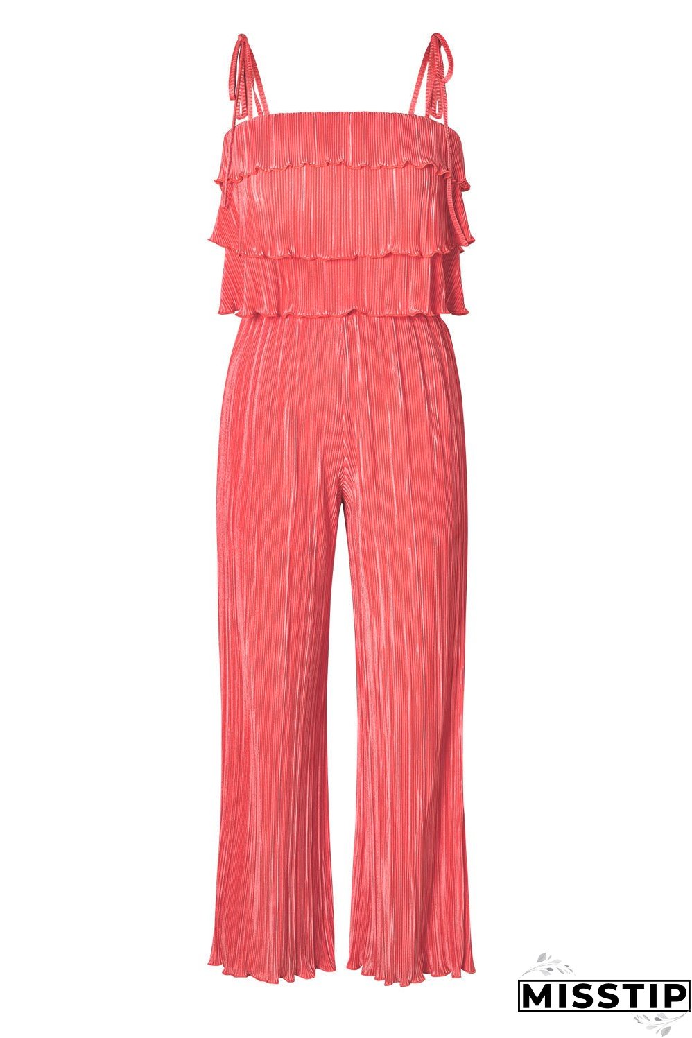 Cami Pleated Wide Leg Pants Set