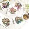 6Pcs Diamond Painting Bouquet Hat Diamond Painting Greeting Card for Friends