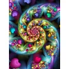 Diamond Painting-DIY Full Round Drill Love Swirls
