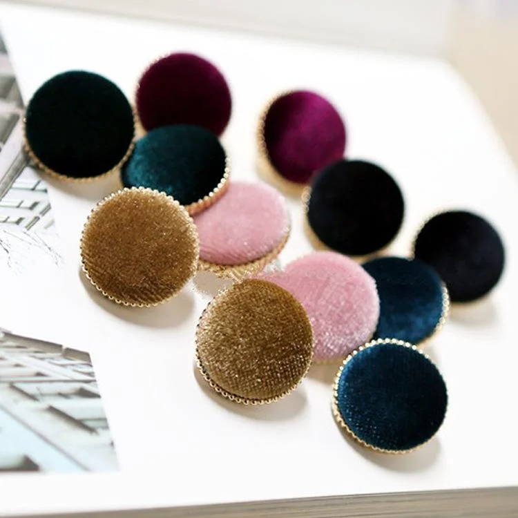 Daily plain Velvet Earrings-zachics