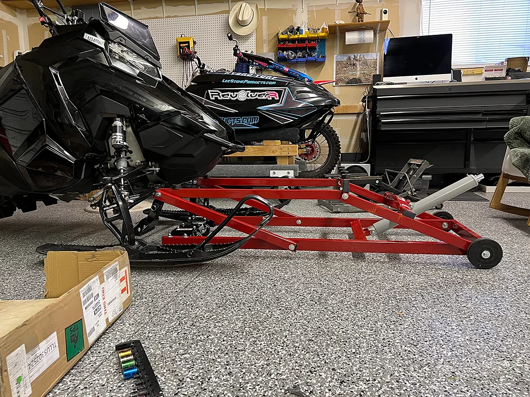 Snowmobile Lift with Wheel Kit - 1000 lbs. Capacity