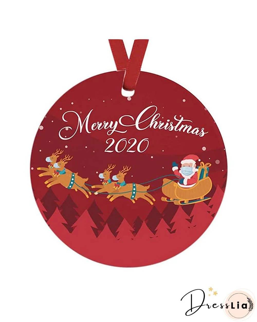 Christmas Mixed Print Ornament