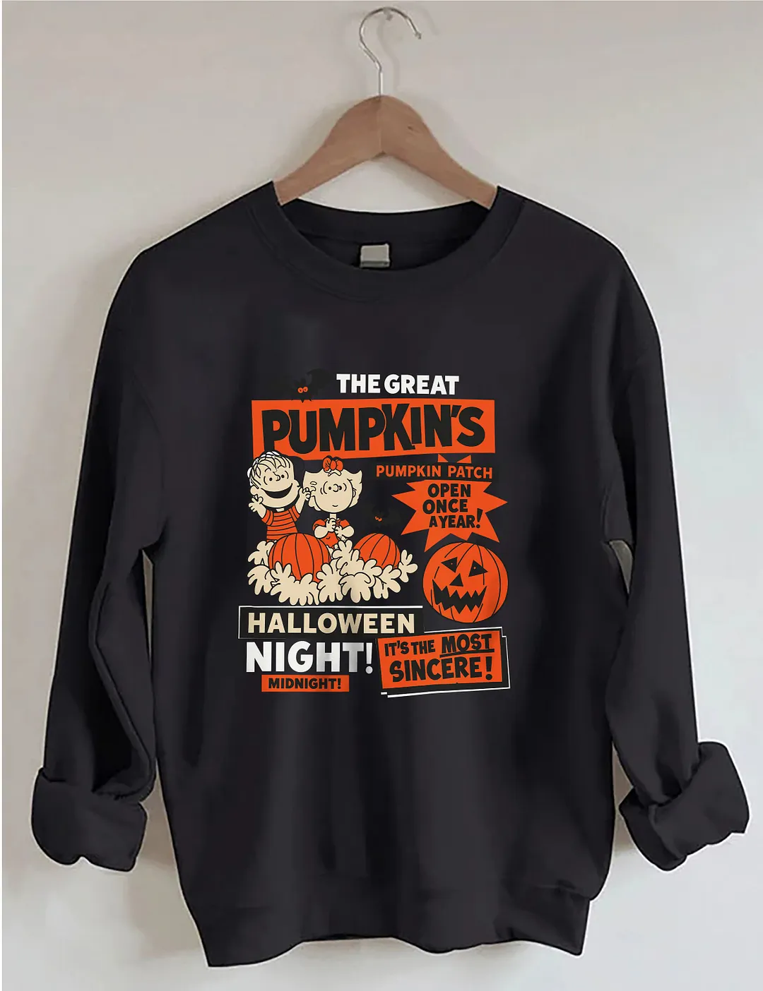 The Great Pumpkin Halloween Night Sweatshirt