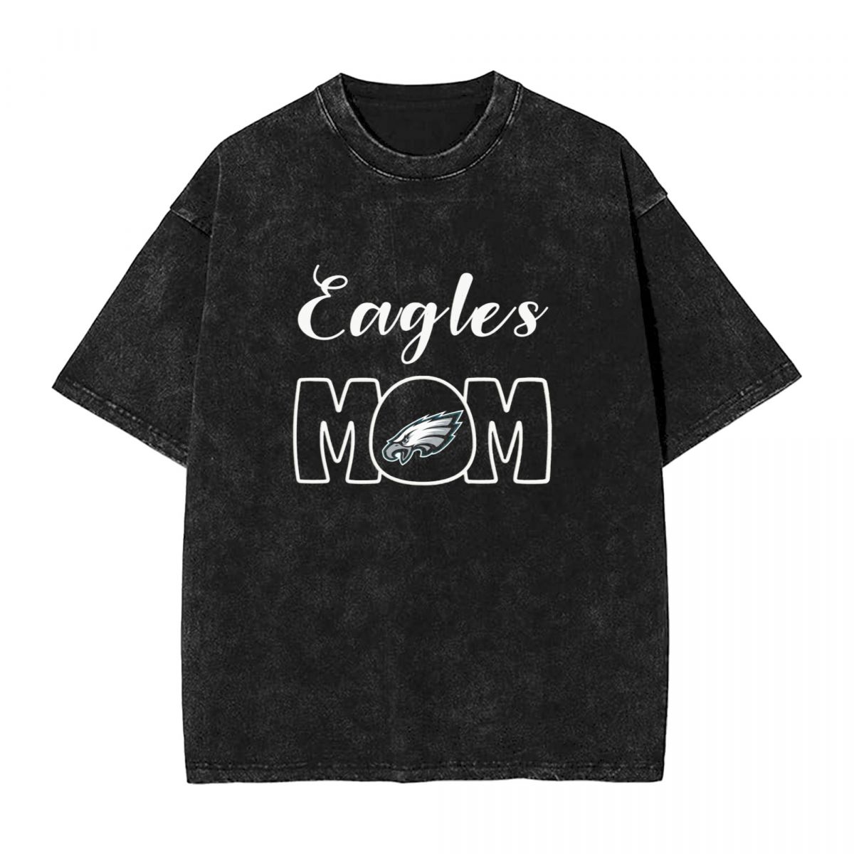 Philadelphia Eagles Mom Washed Oversized Vintage Men's T-Shirt