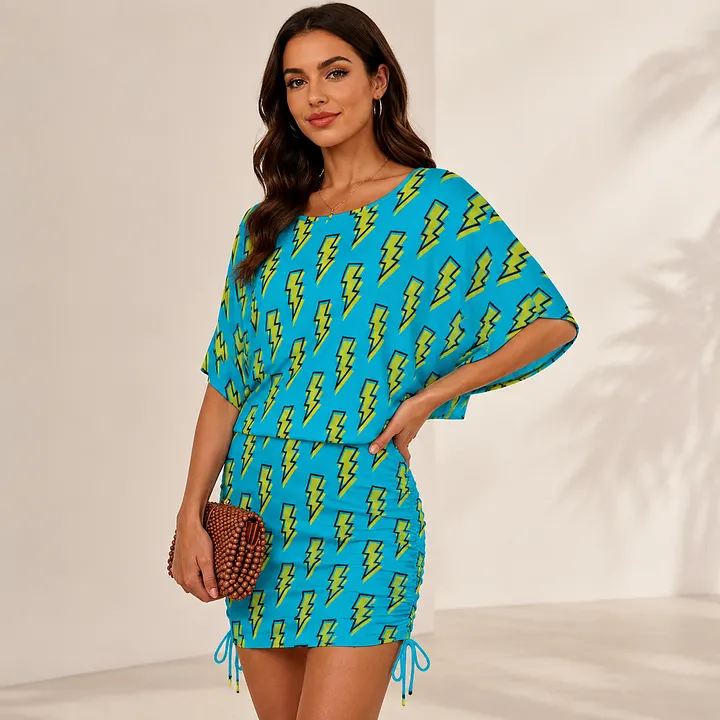 90s neon dress 90s Neon Dress
