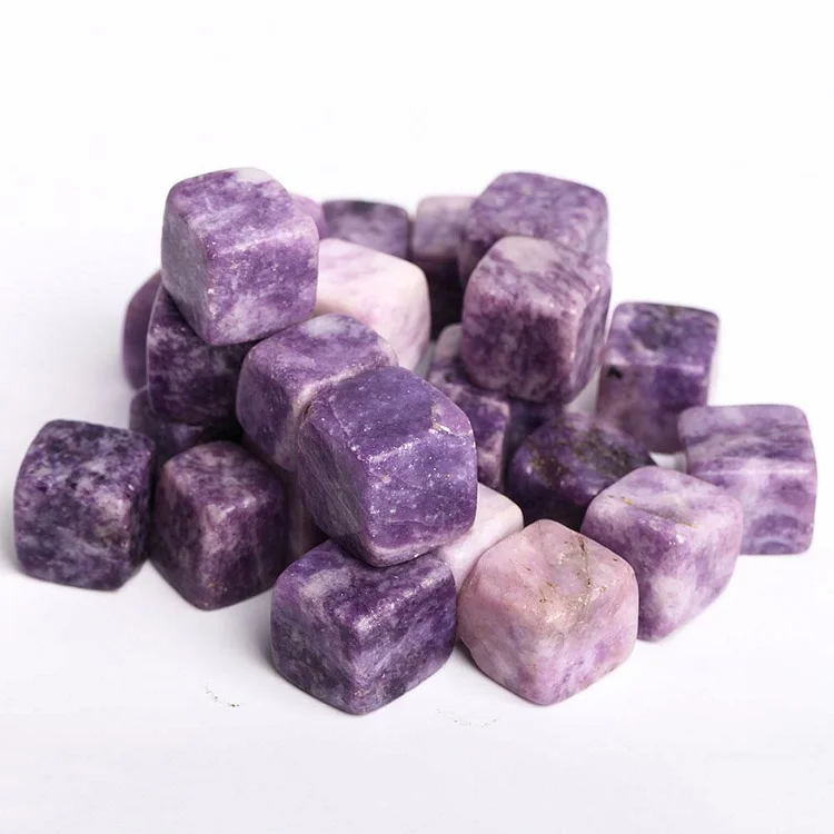 0.1kg Purple Mica Crystal Cubes bulk tumbled stone