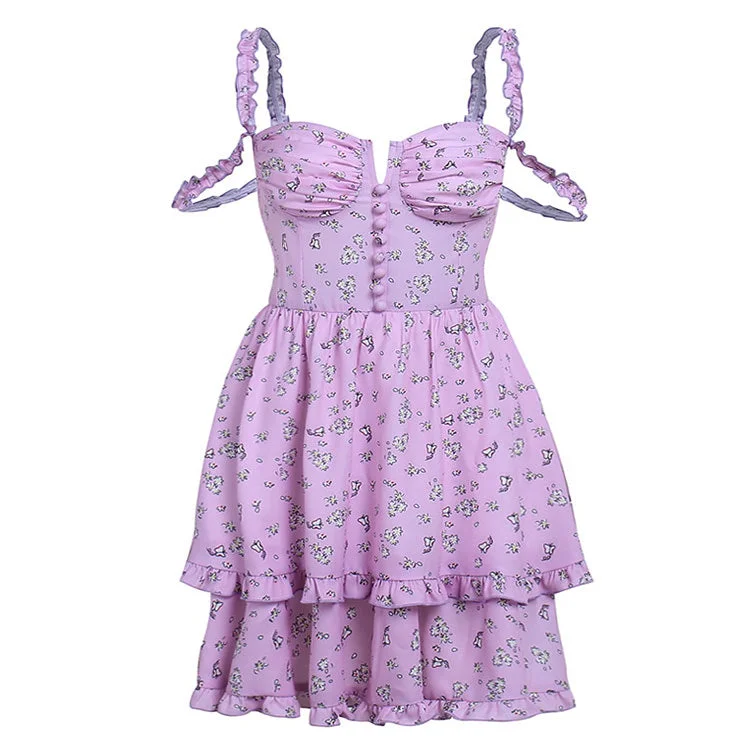 Purple Daisy Fairy Dress