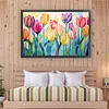 (Big Size)Tulip - 11CT Stamped Cross Stitch 60*40cm/23.62*15.75in