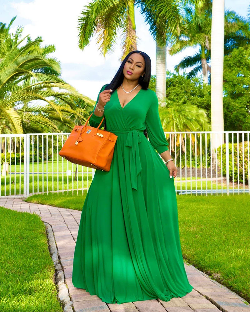 SOLID ROMANCE SUMMER DRESS