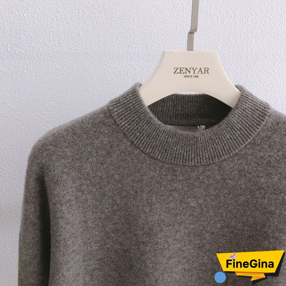 Warm Semi-turtleneck Loose Men's Sweater Men