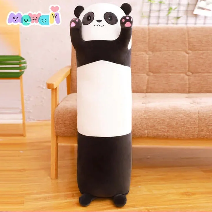 Mewaii® Giant Panda Plush Long Stuffed Animal Kawaii Plush Pillow Squishy Toy