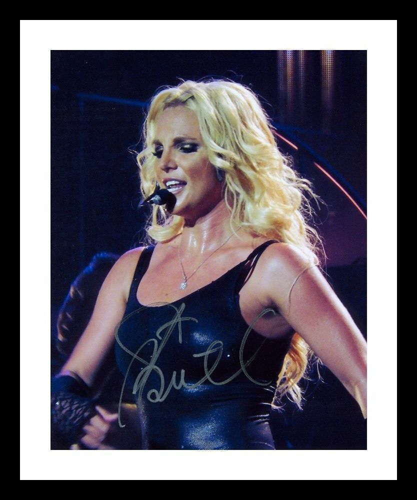 Britney Spears Autograph Signed & Framed Photo Poster painting 8