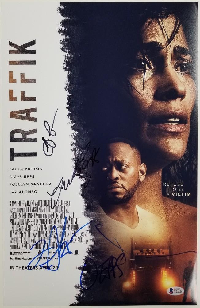 TRAFFIK Cast (4) Signed 11x17 Photo Poster painting Taylor Goss Epps Alonso (B)~ Beckett BAS COA