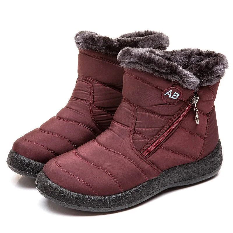 Women Boots 2020 Fashion Waterproof Snow Boots For Winter Shoes Women Casual Lightweight Ankle Botas Mujer Warm Winter Boots