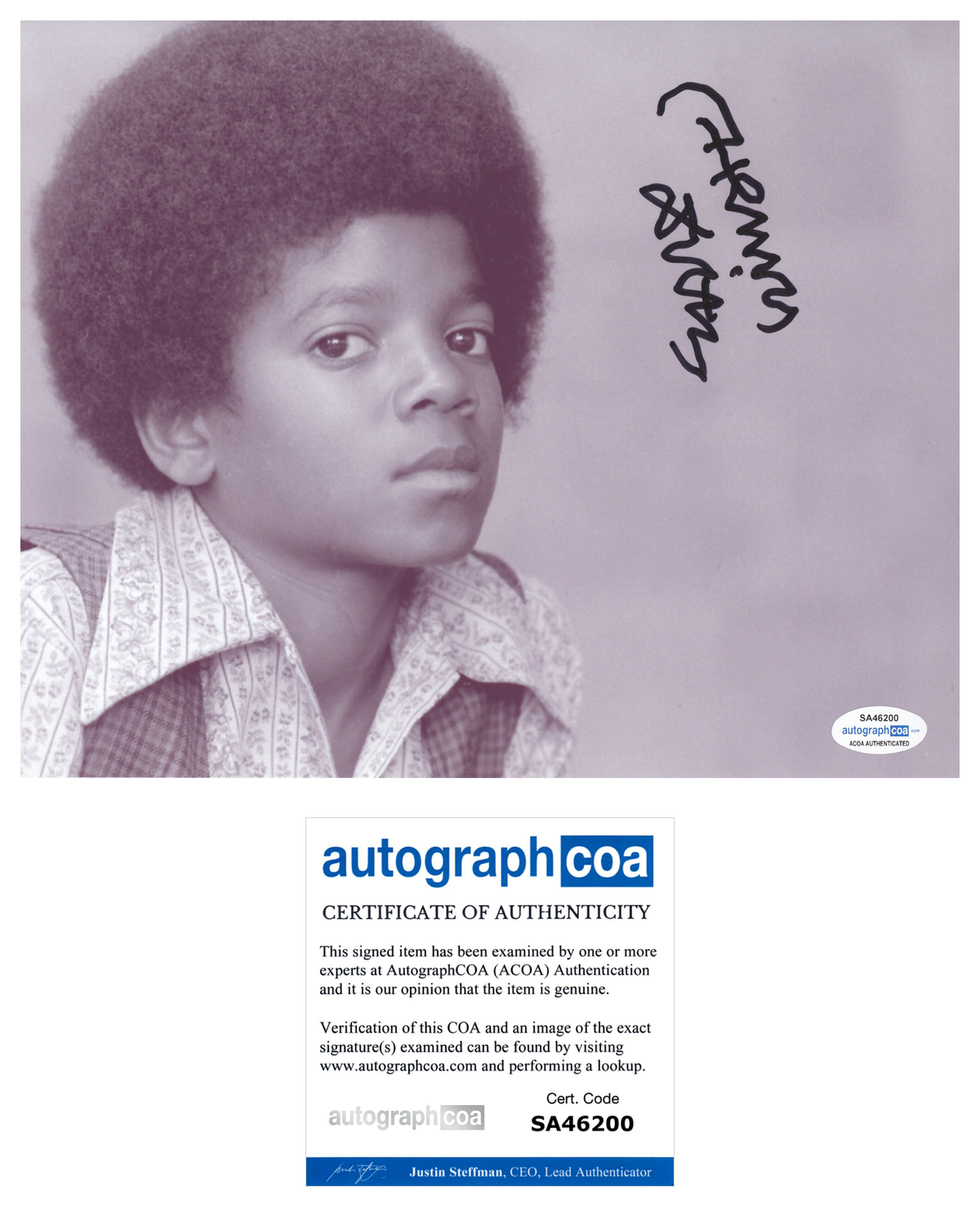 Henry Diltz Signed Autograph 8x10 Photo Poster painting Michael Jackson Photo Poster paintinggrapher ACOA COA