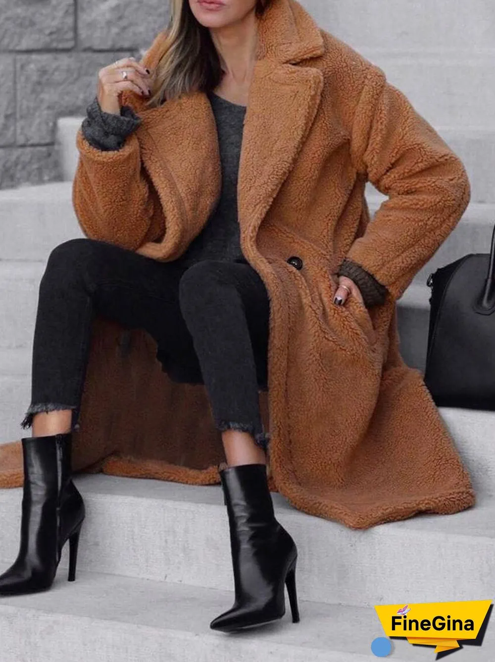 Casual Loosen Lapel Outerwear