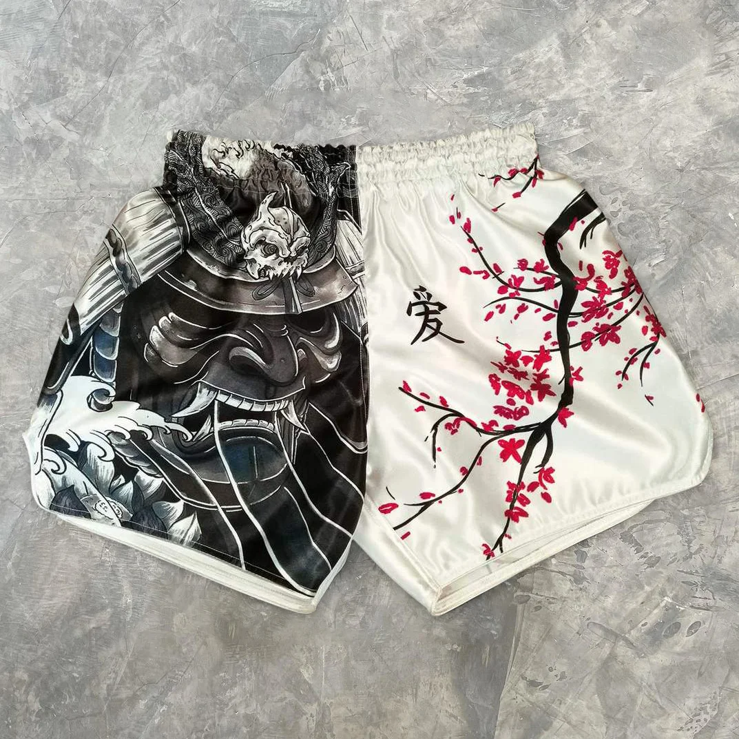 Plum art boxing shorts