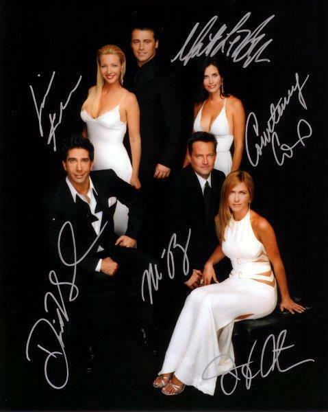 REPRINT - FRIENDS Cast Autographed Signed 8 x 10 Photo Poster painting Poster RP