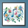 Diamond Painting-DIY Crystal Rhinestone Musical Notes
