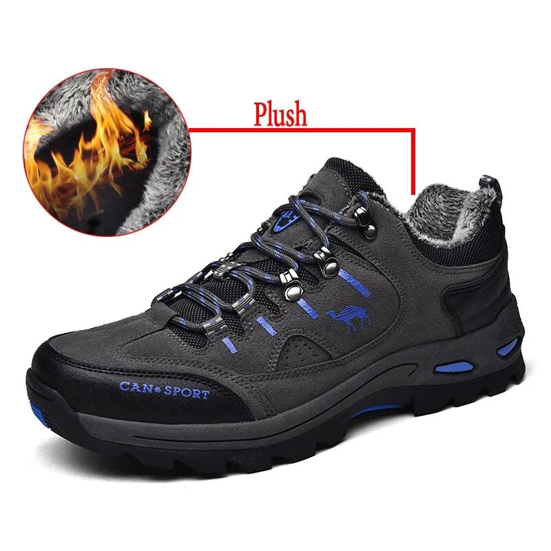 Brand Men's Hiking Shoes Autumn Winter Mens Sport Trekking Mountain Boots Waterproof Climbing Athletic Shoes Men's Sneakers