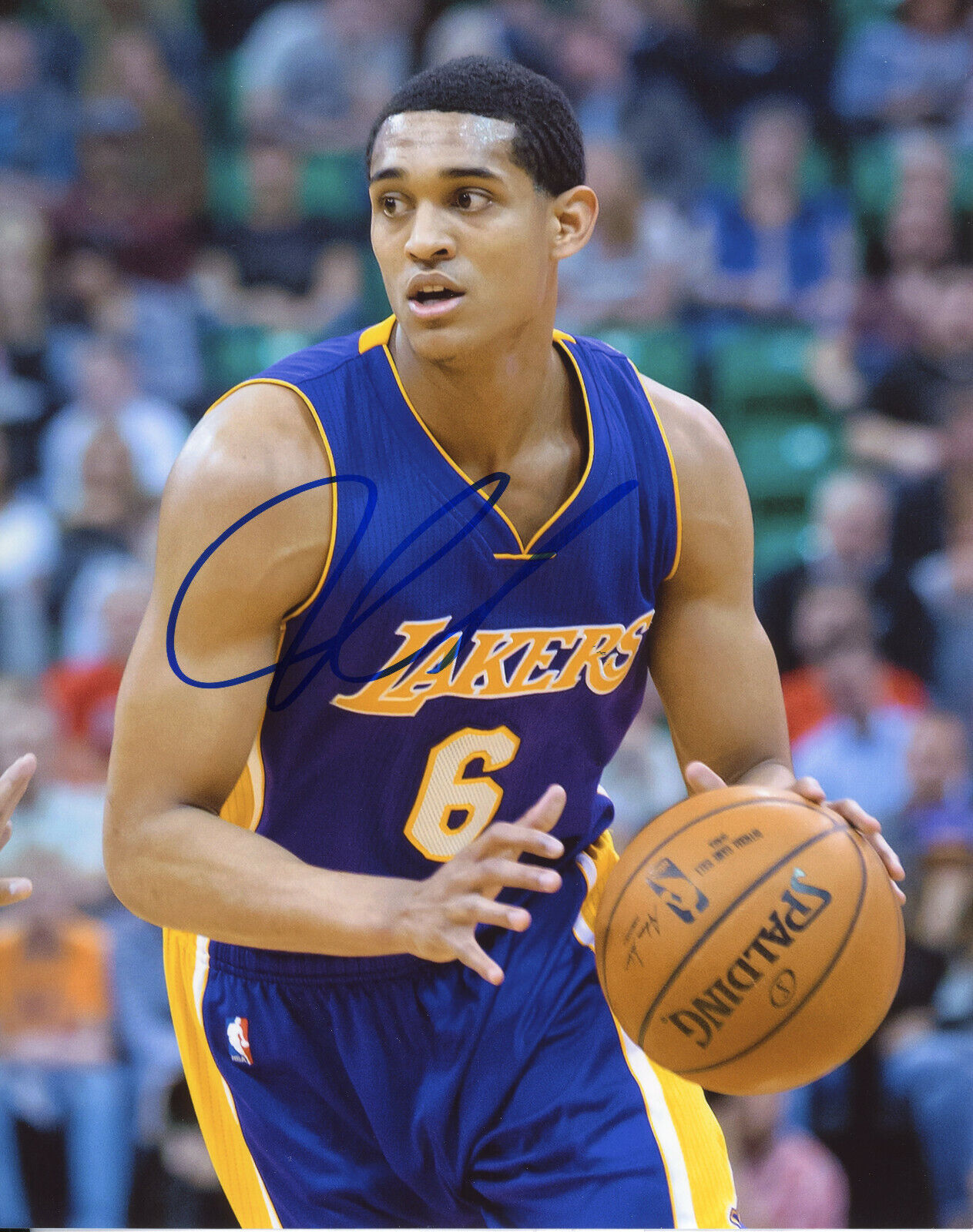 Jordan Clarkson Autographed 8x10 Los Angeles Lakers#S1439