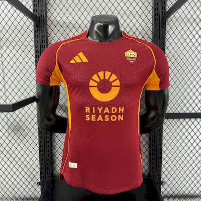2025-2026 Player Version AS Roma Home Football Shirt 1:1 Thai Quality- Maxi Kit