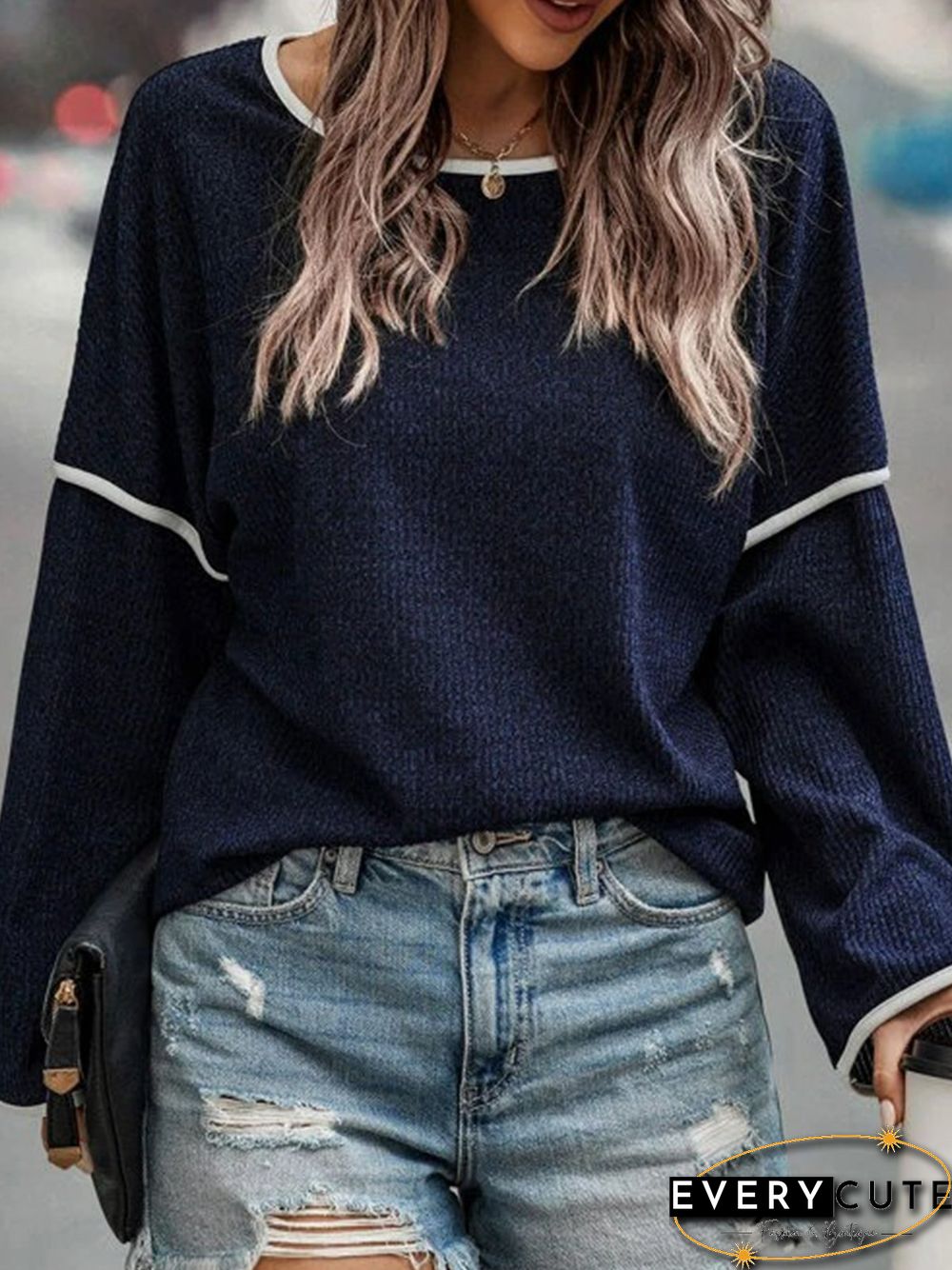 Crew Neck Casual Loose T-Shirt