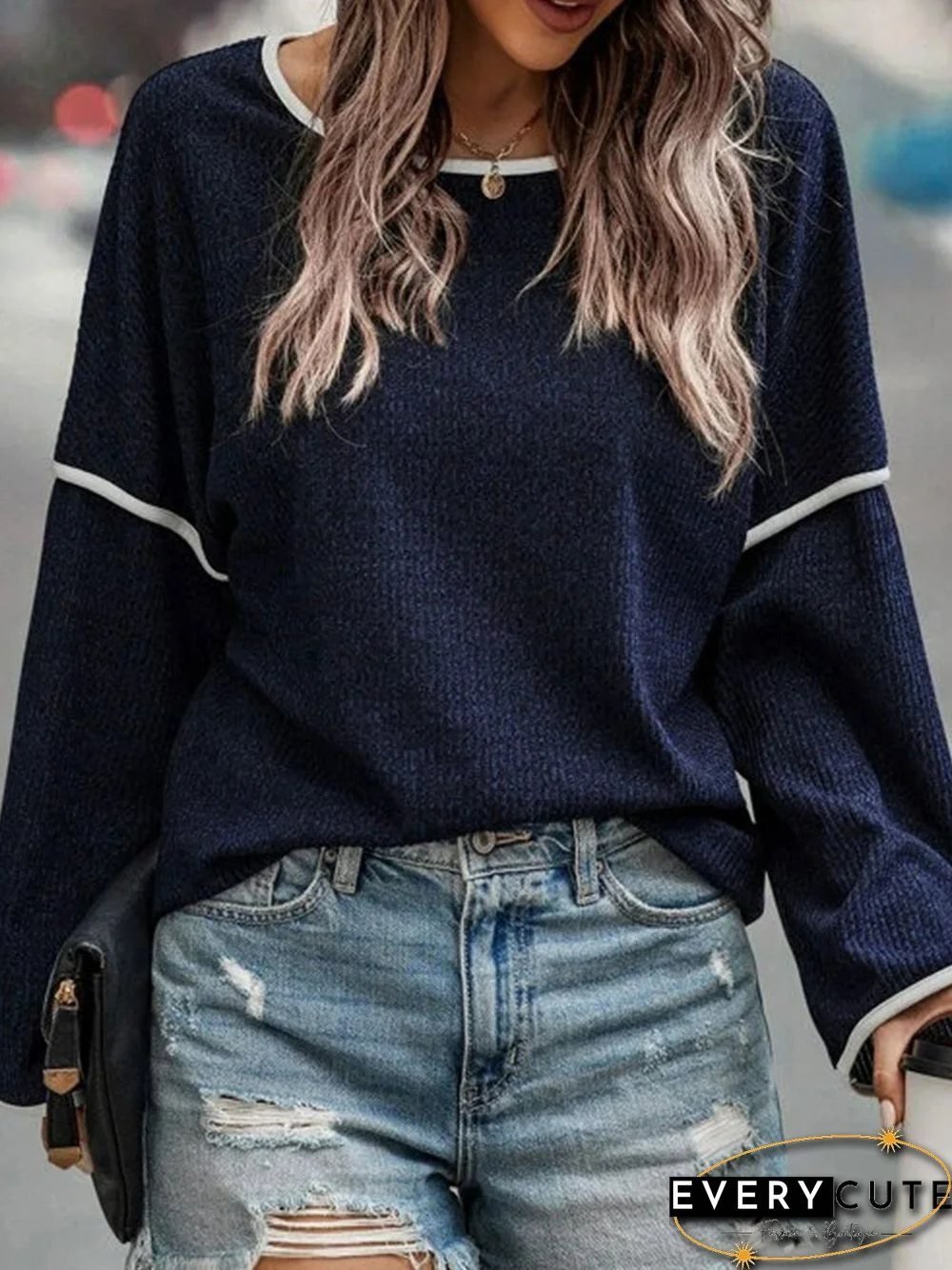 Crew Neck Casual Loose T-Shirt