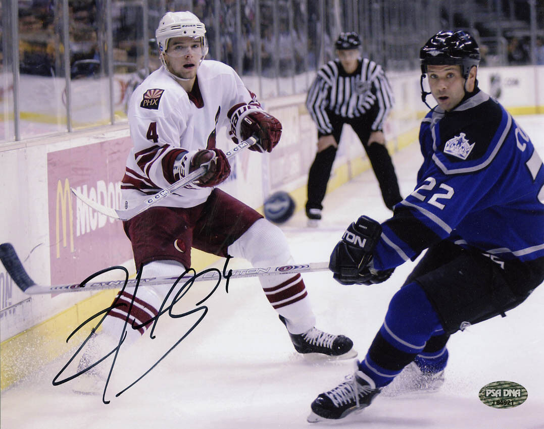 Zbynek Michalek SIGNED 8x10 Photo Poster painting Phoenix Coyotes PSA/DNA AUTOGRAPHED