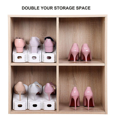 Easy Adjustable Shoe Slots Organizer Space Saver for Shoe Storage