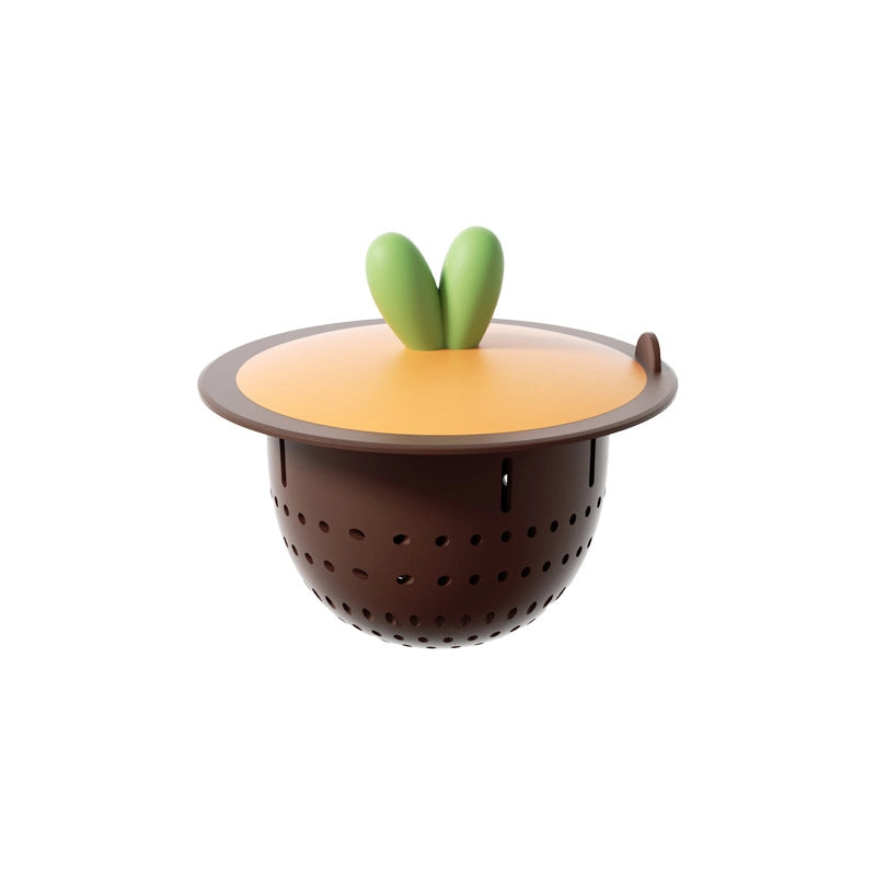 Casual Cartoon Style Minimalist Geometric TPR Floor Drain Cover 1 Piece