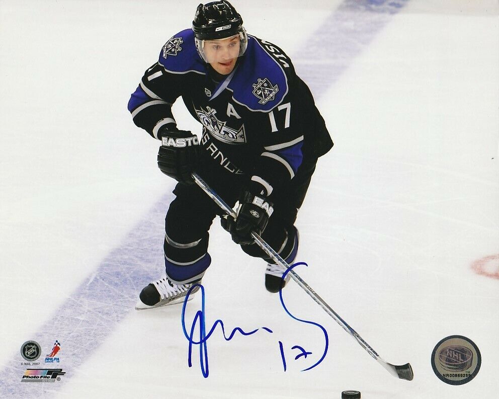 LUBOMIR VISNOVSKY SIGNED LOS ANGELES LA KINGS 8x10 Photo Poster painting! Autograph