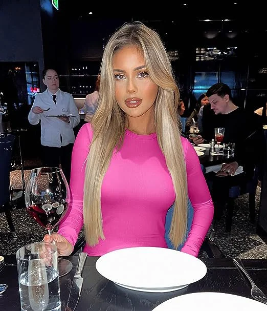 Zingj Round Neck Stretch Bottoming Shirt Blouses