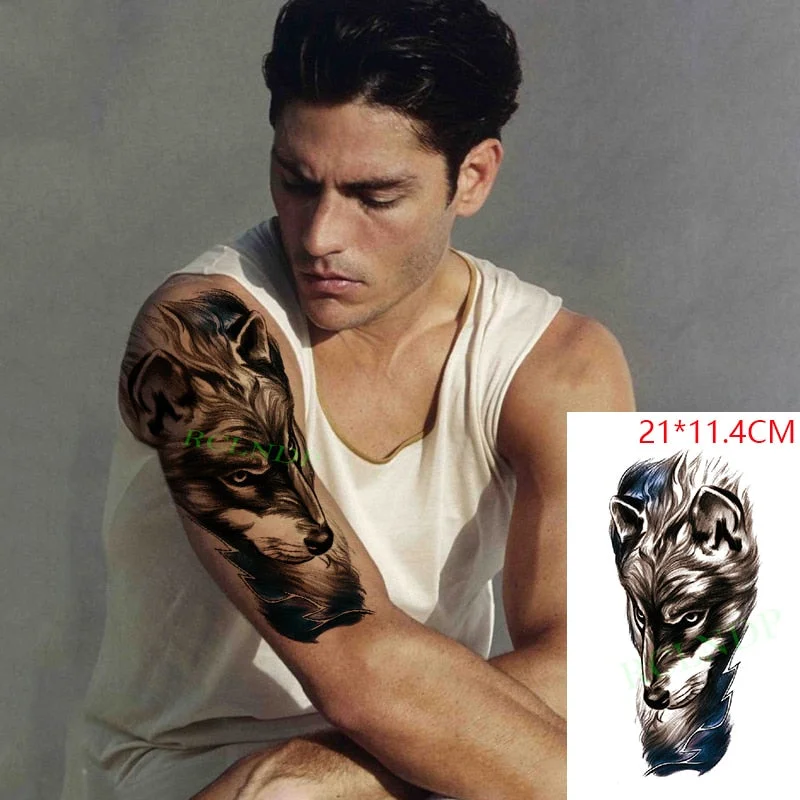 Waterproof Temporary Tattoo Sticker Arabic Letter Heart Love Pattern Personality Fake Tatoo Flash Tatto for Girl Women Men