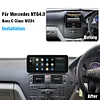 Ugode Mercedes Benz C Class 2007-2014 year W204 S204 Apple CarPlay Android Auto Display Monitor Upgrade Autoradio Stereo 