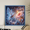 Hummingbird Flowers-14CT Counted Cross Stitch 40*40cm/15.75*15.75in