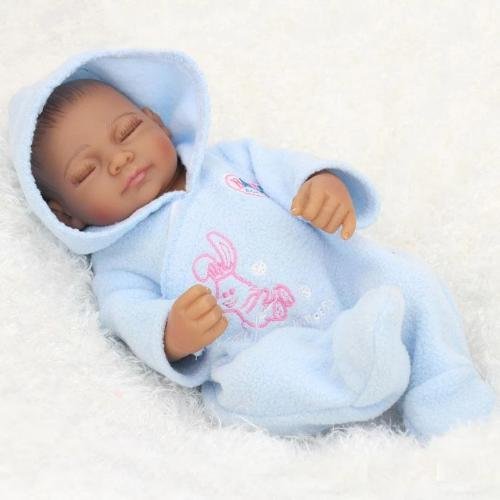 NPK 10" Little James Reborn Baby Boy - African American Black Doll - Reborn Shoppe