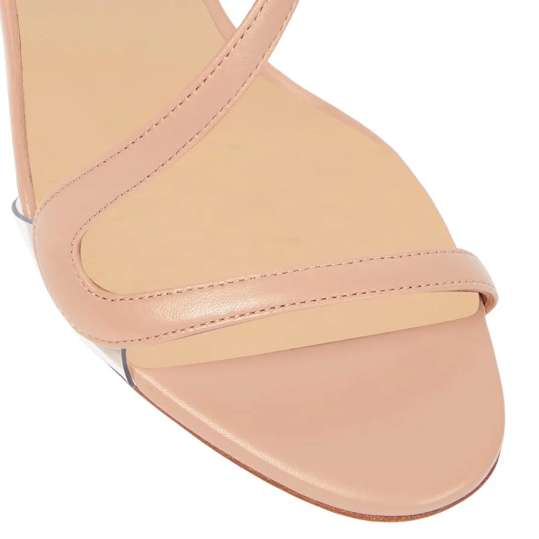 100mm/120mm Spotlight Wavy Straps Sandals Red Bottom  Sandals 