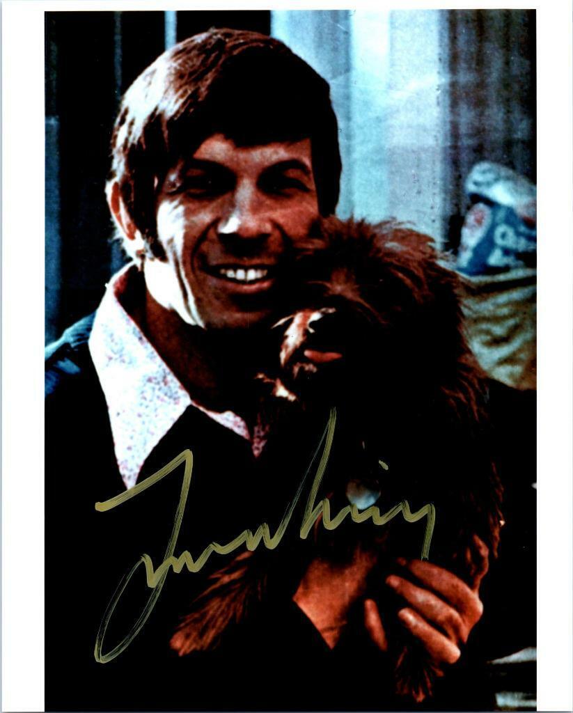 Leonardo Nimoy autographed 8x10 Photo Poster painting signed Picture Very Nice and COA